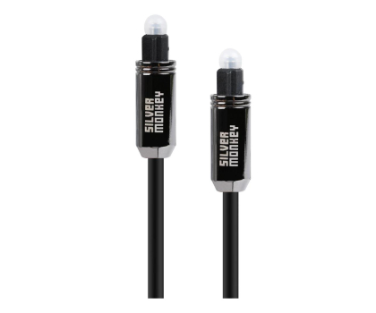 Kabel i złączka Silver Monkey Kabel optyczny audio toslink 3m